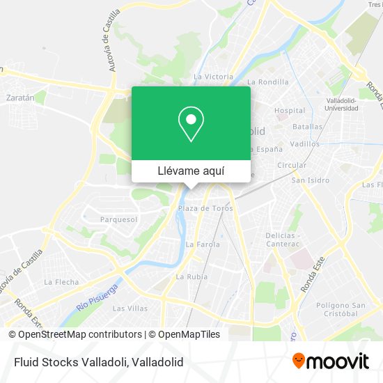 Mapa Fluid Stocks Valladoli