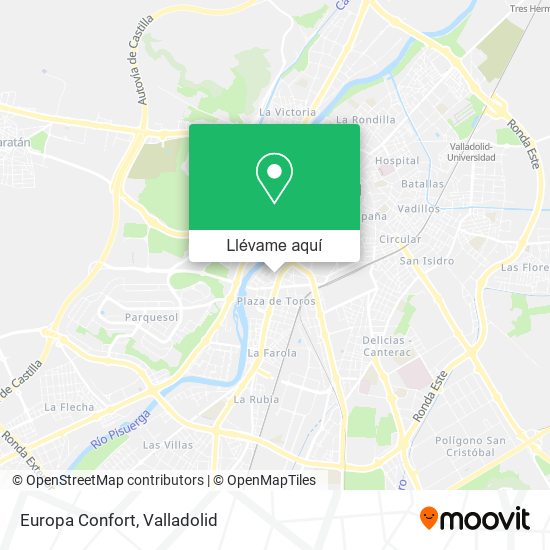 Mapa Europa Confort