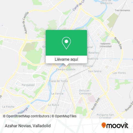 Mapa Azahar Novias