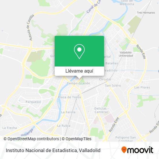 Mapa Instituto Nacional de Estadistica