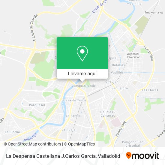 Mapa La Despensa Castellana J.Carlos Garcia