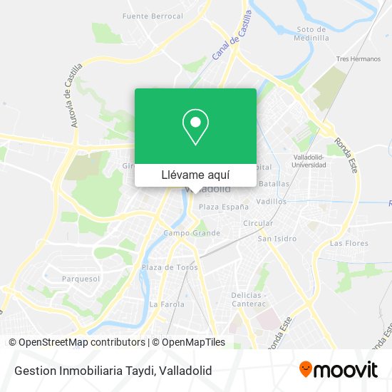 Mapa Gestion Inmobiliaria Taydi