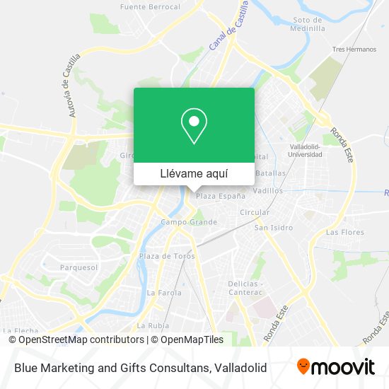 Mapa Blue Marketing and Gifts Consultans