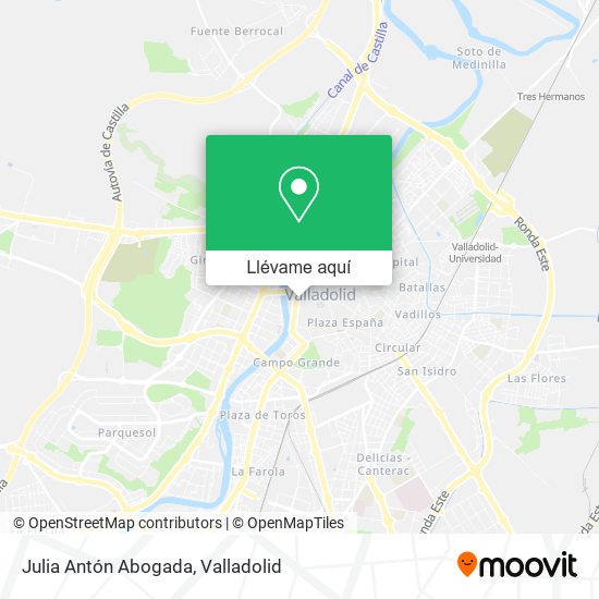 Mapa Julia Antón Abogada