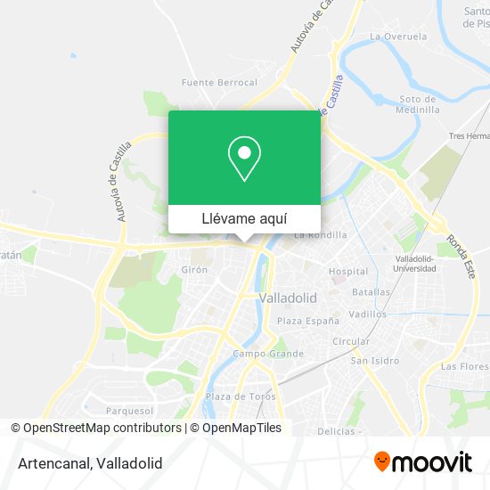 Mapa Artencanal