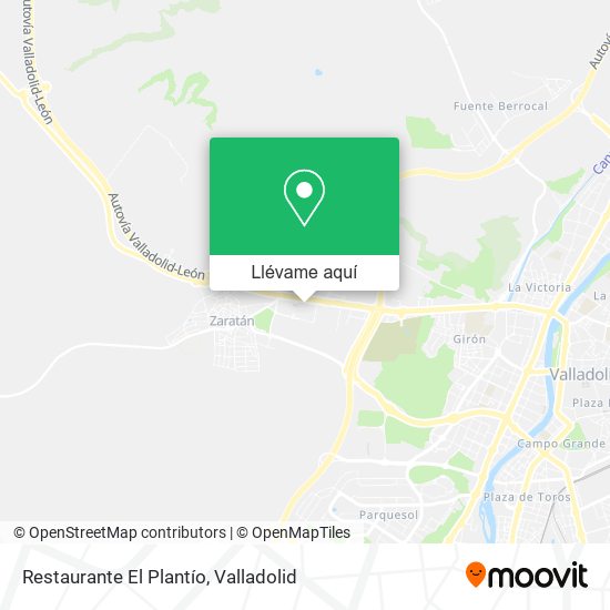 Mapa Restaurante El Plantío
