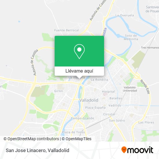 Mapa San Jose Linacero