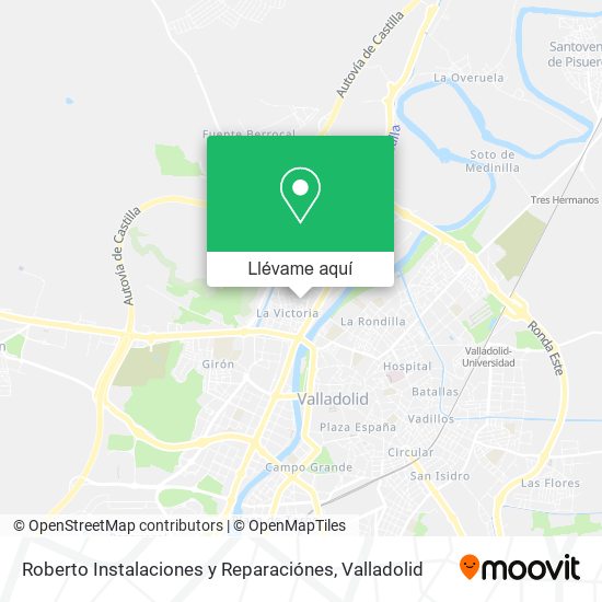 Mapa Roberto Instalaciones y Reparaciónes