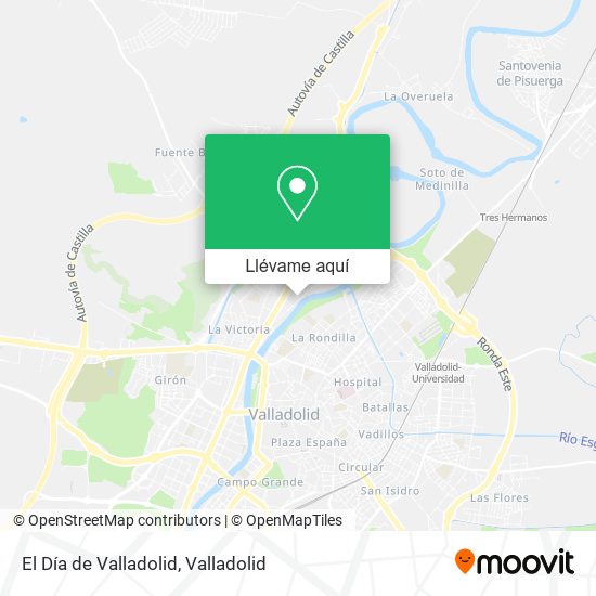 Mapa El Día de Valladolid