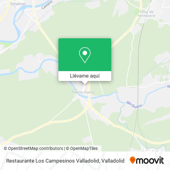 Mapa Restaurante Los Campesinos Valladolid