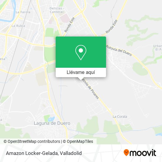 Mapa Amazon Locker-Gelada