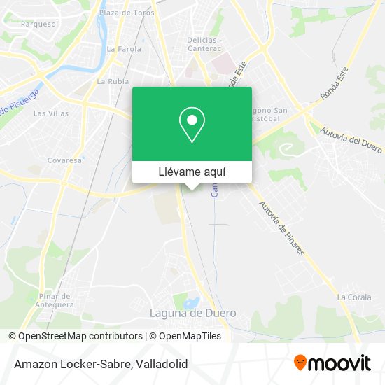 Mapa Amazon Locker-Sabre