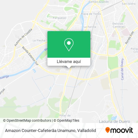 Mapa Amazon Counter-Cafeterãa Unamuno