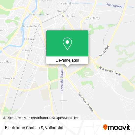 Mapa Electroson Castilla S