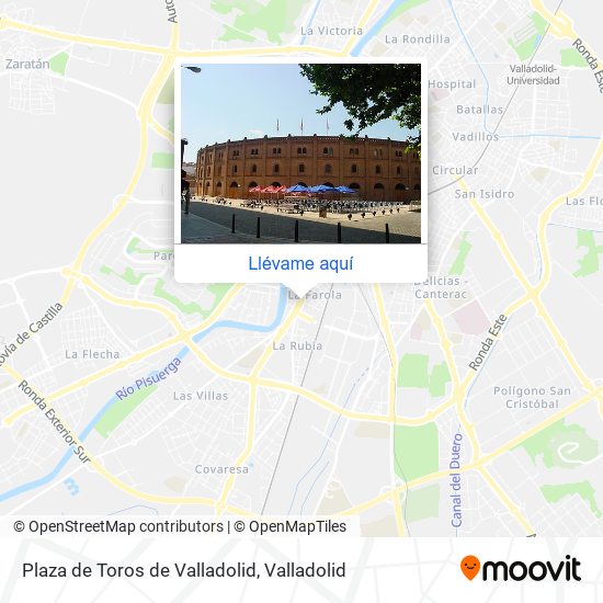 Mapa Plaza de Toros de Valladolid