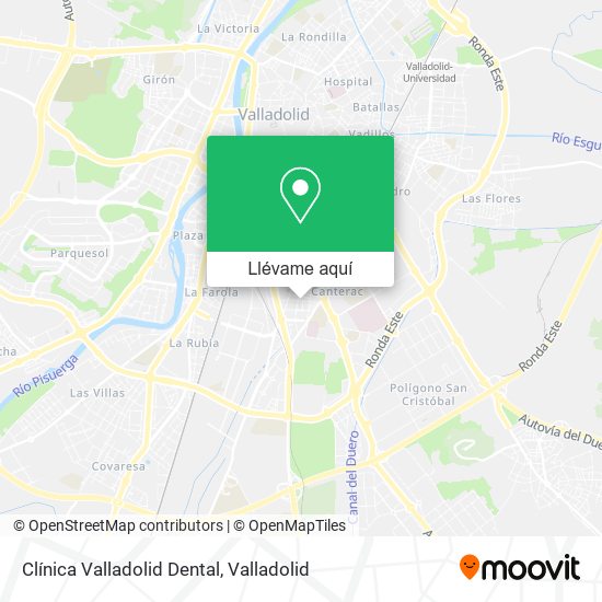 Mapa Clínica Valladolid Dental