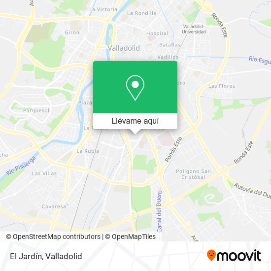 Mapa El Jardín