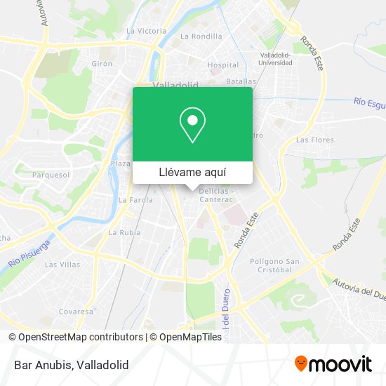 Mapa Bar Anubis