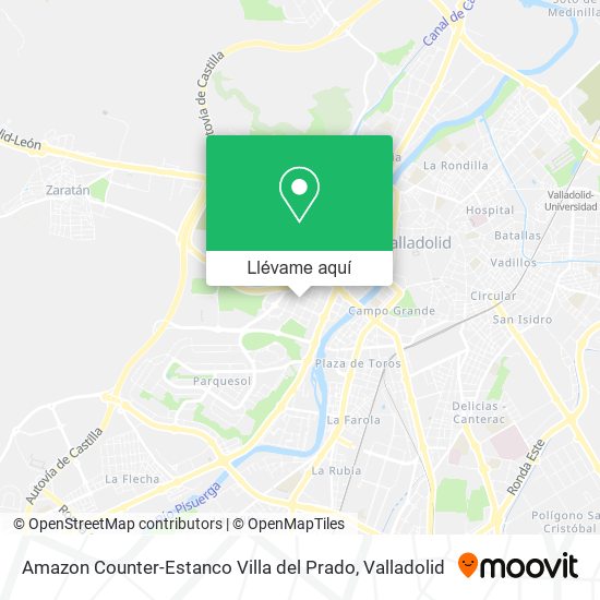 Mapa Amazon Counter-Estanco Villa del Prado