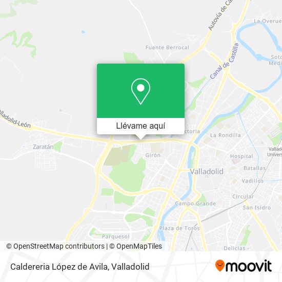 Mapa Caldereria López de Avila
