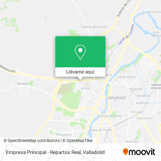 Mapa Empresa Principal - Repartos Real