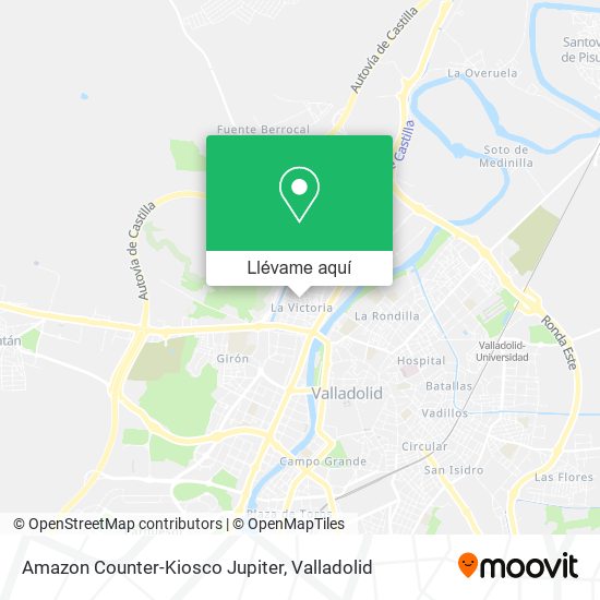 Mapa Amazon Counter-Kiosco Jupiter