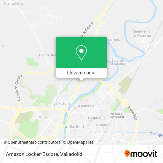 Mapa Amazon Locker-Escote