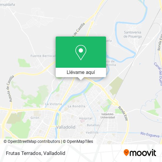 Mapa Frutas Terrados