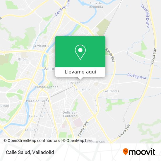 Mapa Calle Salud