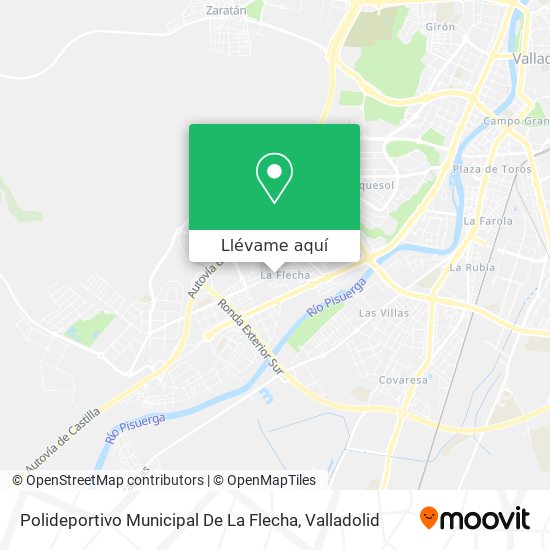 Mapa Polideportivo Municipal De La Flecha