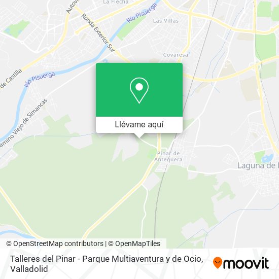 Mapa Talleres del Pinar - Parque Multiaventura y de Ocio