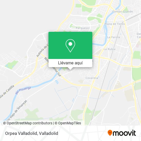 Mapa Orpea Valladolid