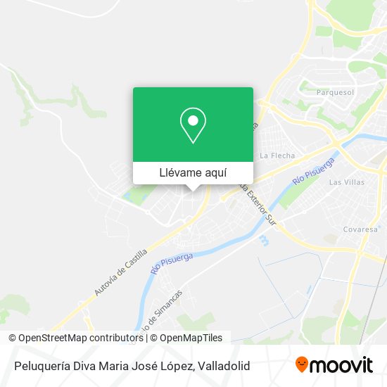 Mapa Peluquería Diva Maria José López