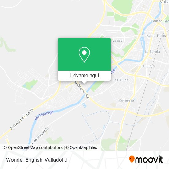 Mapa Wonder English