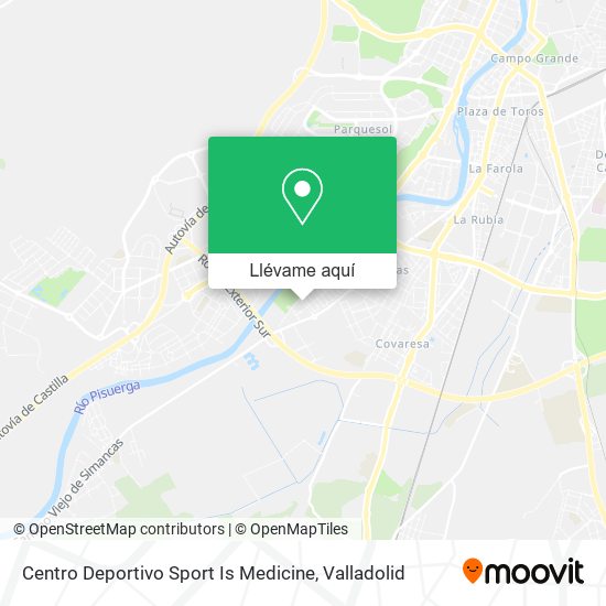 Mapa Centro Deportivo Sport Is Medicine