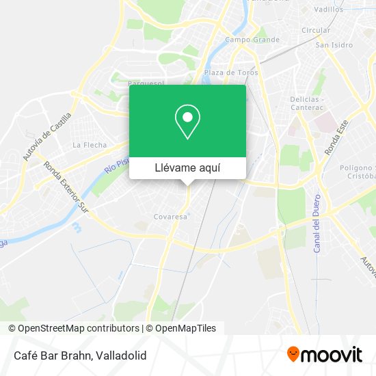 Mapa Café Bar Brahn