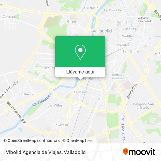 Mapa Vibolid Agencia de Viajes