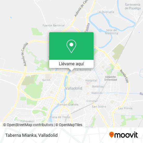 Mapa Taberna Mianka