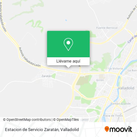 Mapa Estacion de Servicio Zaratán