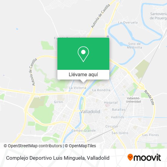 Mapa Complejo Deportivo Luis Minguela