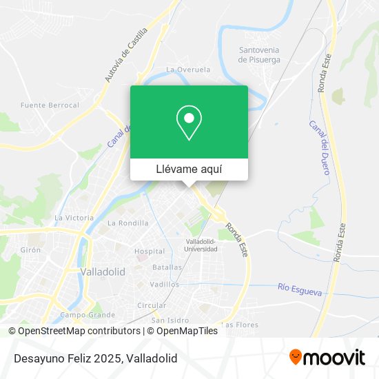 Mapa Desayuno Feliz 2025
