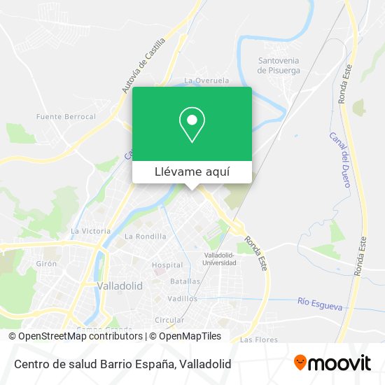 Mapa Centro de salud Barrio España