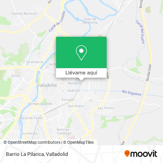 Mapa Barrio La Pilarica