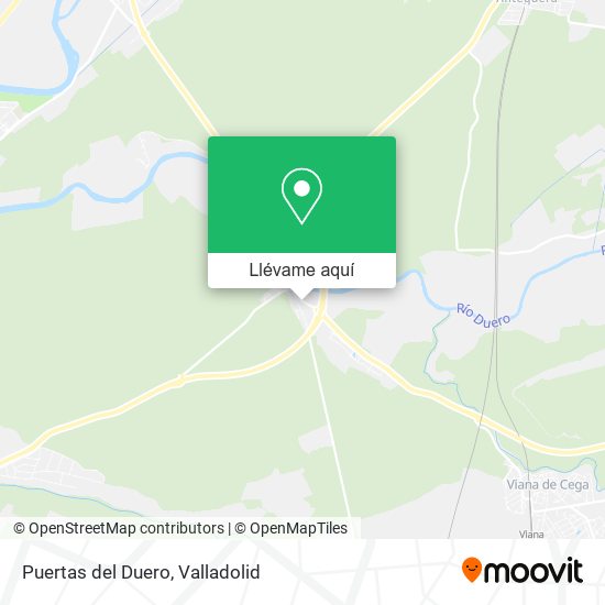 Mapa Puertas del Duero
