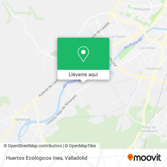 Mapa Huertos Ecológicos Inea