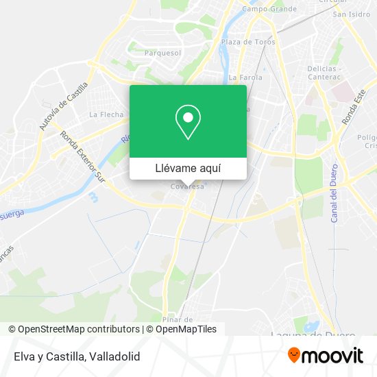 Mapa Elva y Castilla