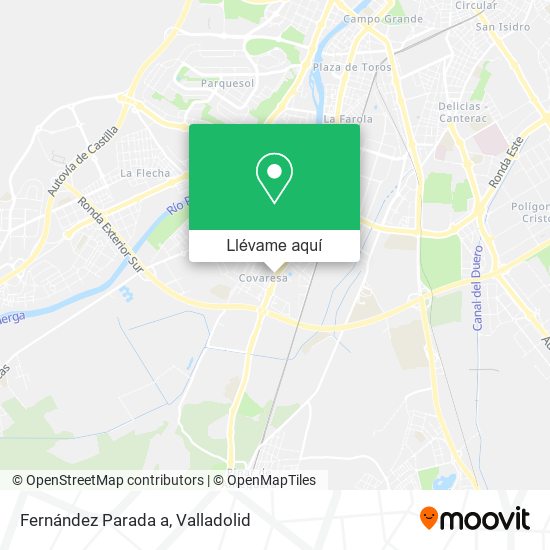 Mapa Fernández Parada a