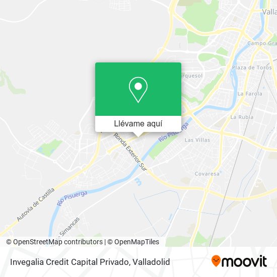 Mapa Invegalia Credit Capital Privado