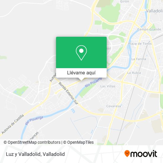 Mapa Luz y Valladolid