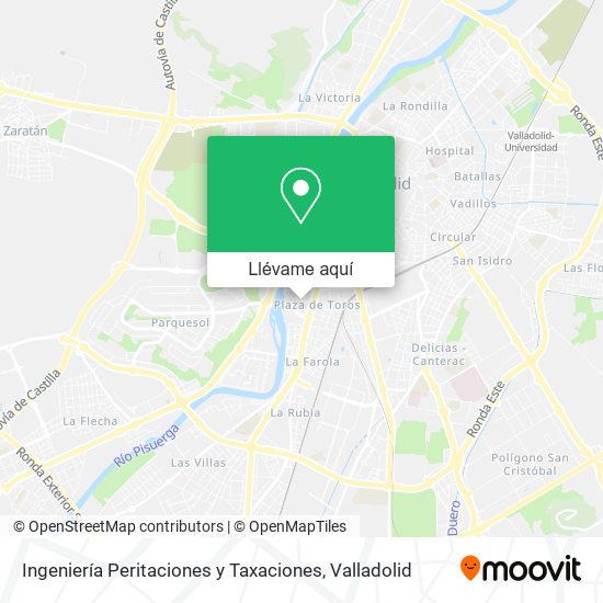 Mapa Ingeniería Peritaciones y Taxaciones
